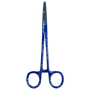 ที่ใส่เข็มผ่าตัดสีน้ำเงินพิมพ์ลายดอกไม้ ขายส่ง ขนาดสั่งทำได้ ที่ใส่เข็มผ่าตัดแบบตรงทำจากสแตนเลส - Product Image 5