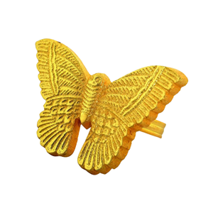 Designer Personalized Elegant Vintage Stylish Customized logo Print Wholesale Modern Unique Gold Plated <b>Butterfly</b> Napkin Rings - Product Image 1