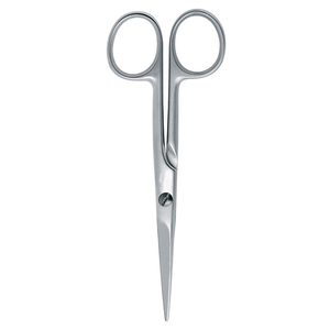 4 Inches Barber Mustache <b>Scissors</b> Polish Finish Sharp Durable Blades Right Handed Beauty <b>Beard</b> <b>Scissors</b> - Product Image 2