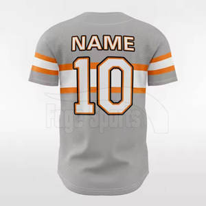 Diseñe su propio logotipo Jersey de béisbol en precio al por mayor Venta caliente Jersey de béisbol de gran tamaño Hombres Jersey de béisbol - Product Image 4