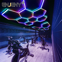 Vente chaude Vr salle de jeux rgb éclairage haut de gamme Led hexagone lumière rgb pour la décoration