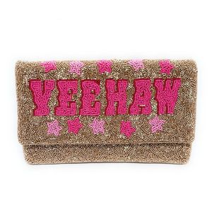 Sac à bandoulière YEEHAW de broderie perlée faite à la main de haute qualité de luxe avec personnalisation de la beauté et de la gentillesse pour le choix de l'Inde - Product Image 1
