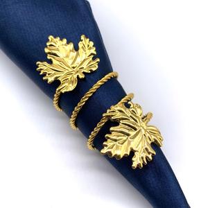 ห่วงรัดผ้าเช็ดปากโลหะสีทองแฮนด์เมดตัวยึดสายรัดผ้าเช็ดปากสำหรับงานแต่งงานและงานอีเวนต์สำหรับโรงแรม - Product Image 3