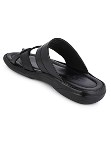 Wholesale Genuine Leather Men's Slip On Sandals Comfortable Casual <b>Slippers</b> Soft Cushioned Anti Slip Sole Open Toe <b>Summer</b> - Product Image 4