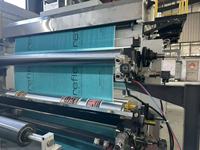 Nueva Impresora Flexográfica de Papel Runyue de 4 Colores, No Tejida, Totalmente Automática, de Alta Eficiencia, con Pantalla Táctil y Curado UV, 120m/min, para Pañales