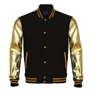 Chaqueta bordada con letras en blanco de alta calidad, precio al por mayor, producto totalmente personalizado, parche con logotipo aduanero, trabajo hecho en Pakistán - Product Image 1