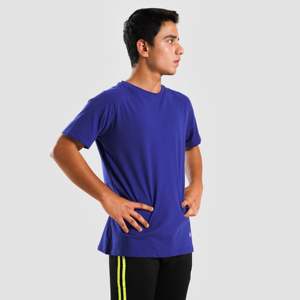 Camiseta Juvenil Heritage Azul, 100% Algodón, Tejido Jersey Transpirable, Tinte Liso, Calidad Premium, Impresión por Serigrafía Comprimida - Product Image 5