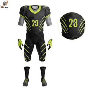 Uniforme de fútbol americano XL juvenil de alta calidad, diseño personalizado, logotipo sublimado transpirable, número alto directo de fábrica - Product Image 5