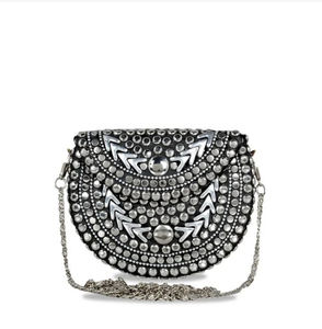 Bolso de Mano Tipo Clutch con Mosaico, Diseño Moderno Oxford Negro, Hecho a Mano, de Calidad Garantizada, para Damas, Regalos de Agradecimiento - Product Image 6