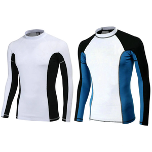 Men Quick-drying Surfing Suit Long Sleeve Thin Diving <b>Swimming</b> <b>Top</b> Sun Protection Sport Shirt Split Fitness Snorkeling <b>Top</b> - Product Image 1