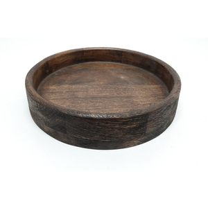Cuenco de fruta de forma redonda de madera decorativo elegante para utensilios de cocina de mesa, ensaladera, hogar y hoteles, cuencos para servir comida y aperitivos - Product Image 5