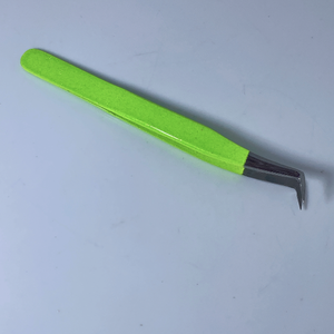 Pince à épiler pour faux cils en acier inoxydable de qualité fine droite et incurvée - Product Image 4