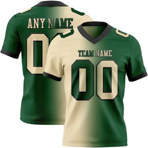 Camiseta personalizable de fútbol americano y rugby para hombre, de secado rápido, holgada, personalizada, nombre del equipo, transpirable, manga corta, Rojo - Product Image 4