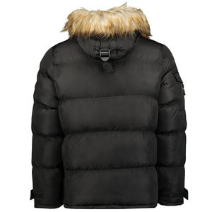 Chaqueta Parka con puños elásticos y cremallera para hombre, ropa de viaje de moda, chaqueta pesada con parches personalizados - Product Image 6