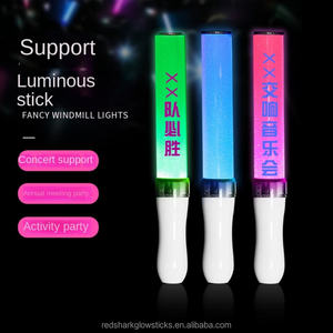 รีโมทคอนโทรล DMX แท่งไฟเรืองแสงความสว่างสูง 15 สี พร้อมสีที่ปรับแต่งได้ สำหรับเชียร์คอนเสิร์ต งานรับปริญญา รอมฎอน - Product Image 2
