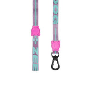 Laisse de luxe Aura pour chien, réglable, durable, en corde de polyester solide, style western classique, motif dessin animé, personnalisable avec lettres, pour chats légers - Product Image 1