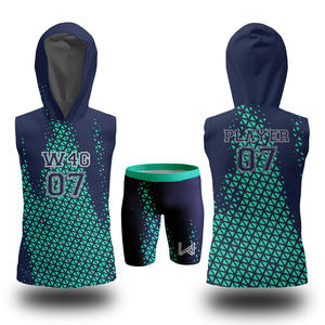 Conjuntos de Uniformes de Fútbol Americano Personalizados al por Mayor, Sublimados, sin Mangas, de Alta Calidad y Transpirables - Product Image 1