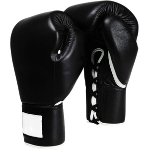 Guantes de boxeo de piel de vaca auténtica con estampado personalizado 2025, venta al por mayor, guantes de cuero MMA hechos en Pakistán para exteriores aplicables - Product Image 2