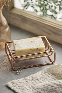 Porte-savon mural en laiton noir mat, design métallique élégant, style de salle de bain moderne, disponible à prix de gros - Product Image 3