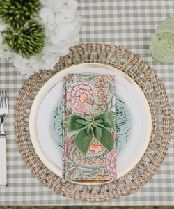 Mantel Individual de algas marinas tejido redondo Productos ecológicos Hecho en Vietnam Mantel Decoración de mesa al por mayor - Product Image 3