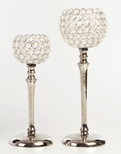 เชิงเทียนคริสตัลตั้งพื้นหรูหราเชิงเทียน T-light ขนาดต่างๆสำหรับตกแต่งโต๊ะในเทศกาลคริสต์มาสร้านอาหาร - Product Image 3