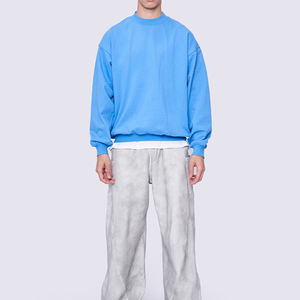 Sudadera de Felpa para Hombre, Estilo Vintage, Lavada, de Algodón 100%, Transpirable, Talla Grande, Personalizada - Product Image 6