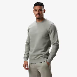 Sudadera Gymwear sostenible personalizada de alta calidad para hombres lavado con ácido Sunfaded Fleece bordado invierno actividades al aire libre - Product Image 5