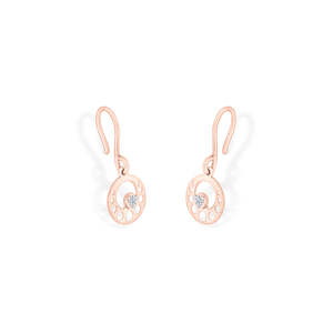 Pendientes de Oro Astra Orb para Mujer - Joyería de Moda con Colgante de Flor - Product Image 4