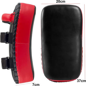 Fitness Training Kick Pads PU <b>Leather</b> Smooth Surface <b>Cushioning</b> Protective Durable for Martial Arts Coordination Improvement - Product Image 4