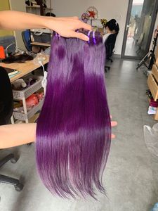 Extensions de cheveux humains vietnamiens 100% vierges Remy, lisses et soyeux, en vrac, modèle Vn 123 - Product Image 3