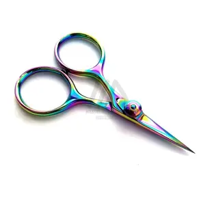 Fly Fishing Fly tying Razor Scissors Sharp blade edge cutting scissors fishing tools stainless steel Other fishing products