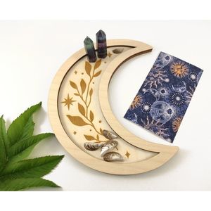 Plateaux de lune en bois personnalisés |   Finition de bonne qualité, faite à la main |   Vente en gros d'usine, prix de gros - Product Image 1
