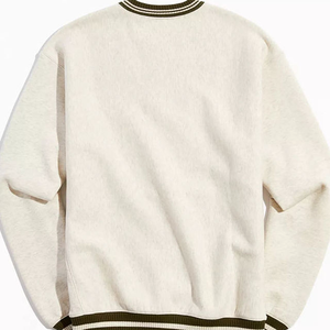 Sudadera lisa en blanco para hombre OEM bajo MOQ proveedor mayorista Sudadera lavada Vintage para hombre OEM Etiqueta Privada entrega rápida - Product Image 4