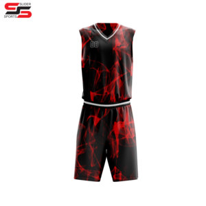 Maillots de basket-ball pour hommes personnalisés en usine, uniformes d'équipe, ensembles de vêtements d'équipe, ensembles de maillots de basket-ball - Product Image 1