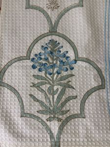 ชุดผ้าขนหนูอาบน้ำผ้าฝ้ายวาฟเฟิลสำหรับ100% คุณภาพสูงแห้งเร็วผ้าขนหนูเช็ดมือ3ผืนพิมพ์ลายก้อนผ้าขนหนูสำหรับเช็ดมือ2ผืนถูกบีบอัด - Product Image 2