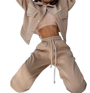 ชุดวอร์มลำลองสำหรับผู้หญิง, ชุดวอร์มผ้าฝ้ายมีฮู้ดสำหรับผู้หญิง2026 - Product Image 1