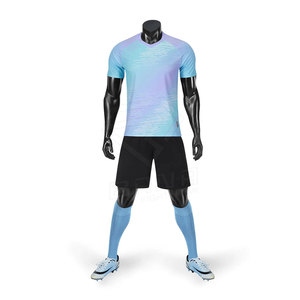 Maillot de football personnalisé pour homme, entièrement sublimé, haute qualité, 100% polyester, logo personnalisé, col, prix de gros, adultes, petite taille - Product Image 1