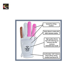 Guantes de Golf de Piel Cabretta de Primera Calidad, Resistentes al Agua y Antideslizantes, con Logotipo Personalizado, Gran Venta - Product Image 3