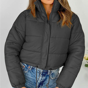 Chaqueta acolchada para mujer al por mayor, el mejor precio de fábrica, abrigo de burbujas de invierno para jóvenes, chaqueta acolchada para mujer con cremallera completa - Product Image 5