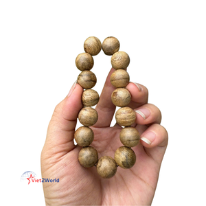 Superior Quality 15 Bead 14mm Luxurious Wood Jewelry <b>Bracelet</b> Natural <b>Sweet</b> Smell Pure Vietnam Agarwood High Quality Wood Beads - Product Image 1