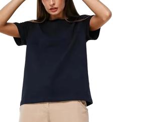 Camisetas Cortas Lisas de Diseño Sólido para Mujer, Camisetas Cortas Modernas para Mujer, Camisetas Cortas en Oferta para el Verano 2026 - Product Image 3