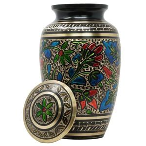 Urna Funeraria Conmemorativa para Adultos, Artesanía, Urnas para Adultos a Precio Económico, Diseños Florales, Urna Metálica 2026 - Product Image 1