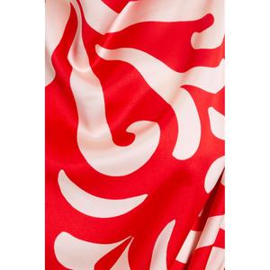 Mono corto de satén con cuello drapeado ligero - Rejection - Product Image 4