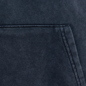 เสื้อสวมหัวแบบลำลองโอเวอร์ไซส์ของผู้ชายมาใหม่มีฮู้ดสีทึบเปิดไหล่แบบกำหนดเองเสื้อฮู้ดฤดูใบไม้ผลิโดย Marfa International - Product Image 4