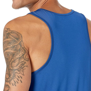 Round Neck High Quality Muscle tank Tops <b>Men</b> Super Soft Stretch Fitness Gym Workout <b>Singlet</b> Gym Wear Fitness Gym Shirt <b>for</b> Male - Product Image 3