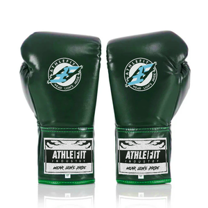 Athlefit Adult Training Gants de boxe en cuir respirant à doigts entiers - Product Image 1