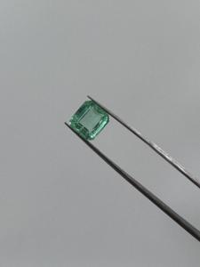 100% ธรรมชาติ Columbian มรกตไม่ผ่านการบำบัดและไม่ผ่านการอุ่นคุณภาพดีเกรดพรีเมี่ยม Asscher ตัด3.57กะรัตสำหรับการทำเครื่องประดับ - Product Image 4