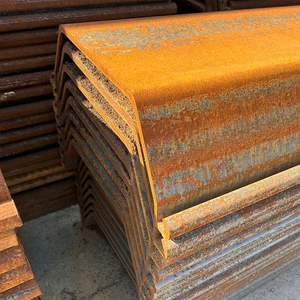 קיר פלדה בצורת U מפלדת פחמן גבוהה לקירות ים וקירות תמך להגנה על נהרות, ספק ישיר - Product Image 2