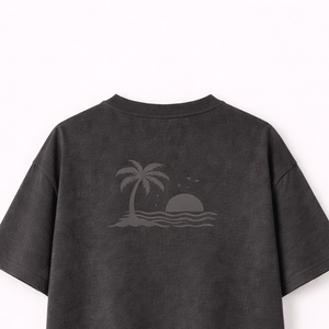 เสื้อยืดคอตตอนยูนิเซ็กซ์ทรงโอเวอร์ไซส์ แขนสั้น สวมใส่สบาย ระบายอากาศได้ดี ผ้าคอตตอน 100% เรียบง่าย ใส่ได้ทุกวัน เหมาะกับฤดูร้อน สไตล์สตรีทแวร์ - Product Image 5