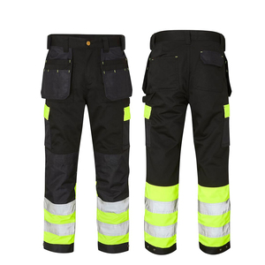 Pantalon cargo en coton de qualité supérieure pour homme, multi-poches, vêtements de travail réfléchissants, respirant, vêtements de sécurité - Product Image 5